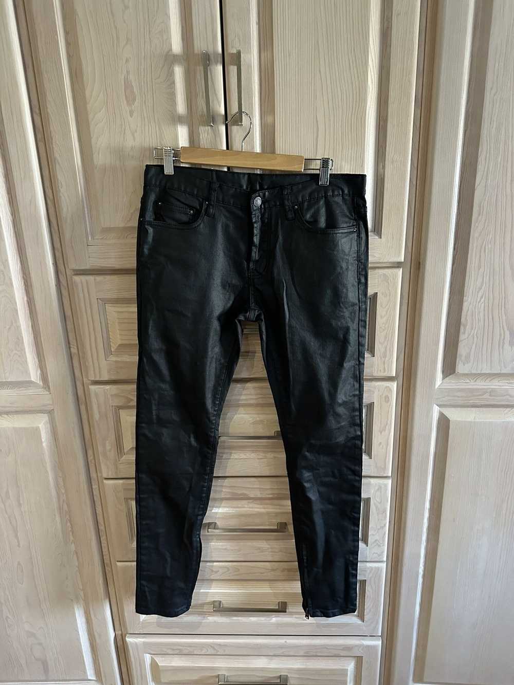 MNML Mnml leather jeans - image 1