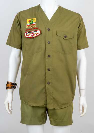 1970s Short Sleeve Boy Scout Shirt