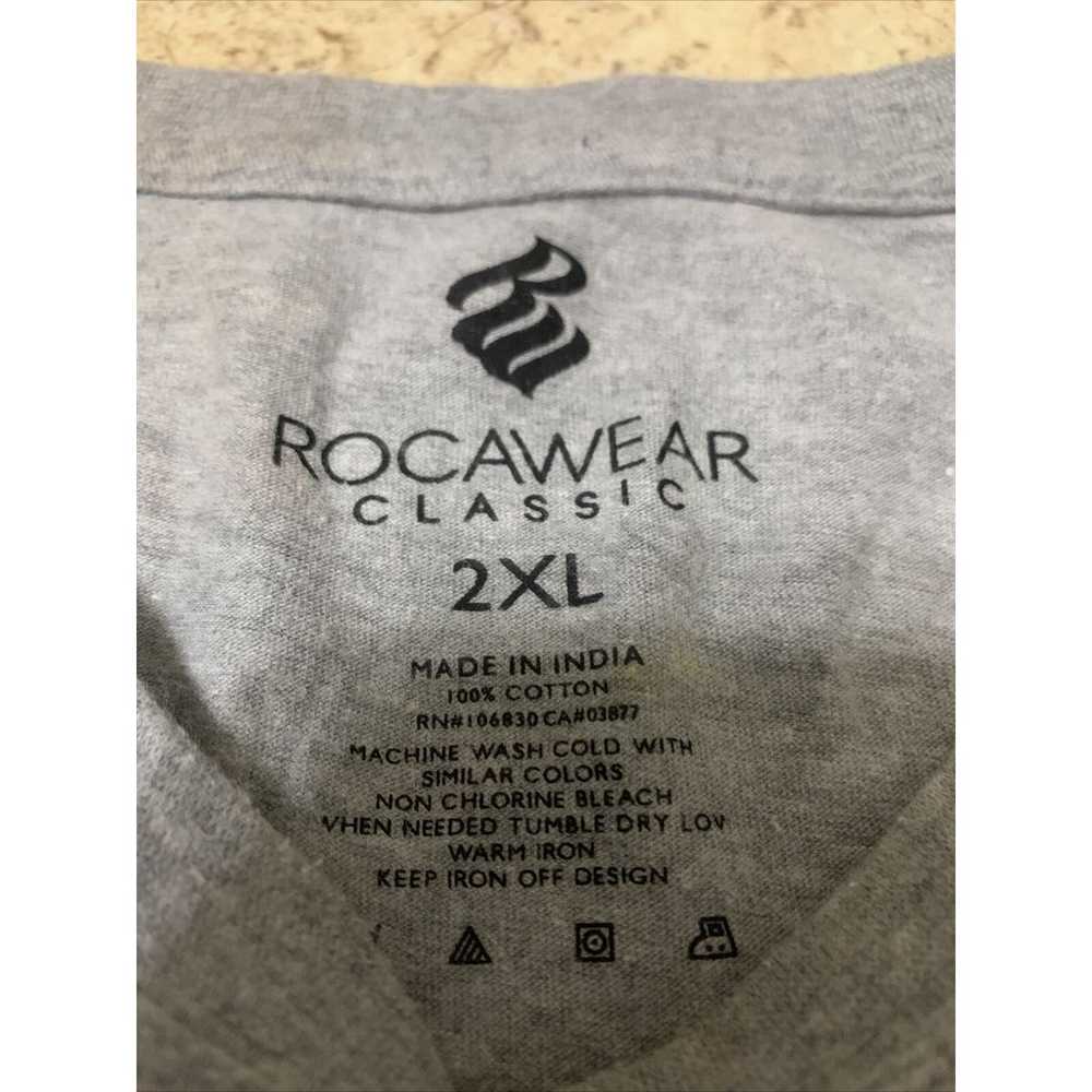 Rocawear Classic Gray Graphic T Shirt “Cold as Ic… - image 5