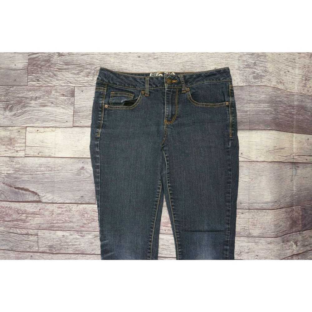 Vintage SO Jeans Juniors Size 9 Skinny Mid Rise D… - image 2