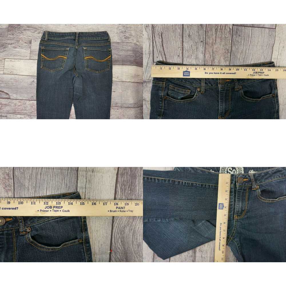 Vintage SO Jeans Juniors Size 9 Skinny Mid Rise D… - image 4