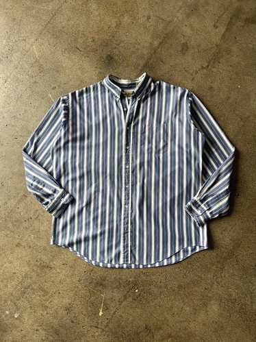 1990s L.L. Bean Striped Oversized Dress Shirt