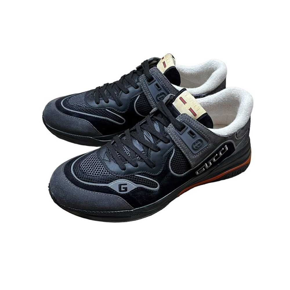 Gucci Ultrapace leather low trainers - image 6