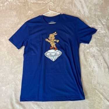 Icy Rabbit T-Shirt Size Large Blue New - image 1