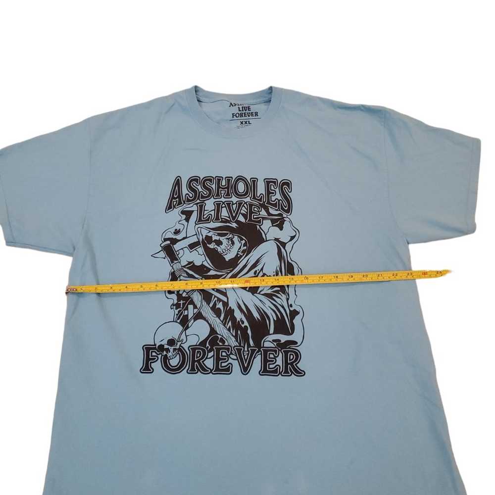 Assholes Live Forever ALF Men's Light Blue Grim R… - image 3