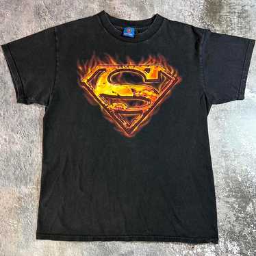 Y2K Superman Promo T Shirt! DC Comics Marvel. Siz… - image 1