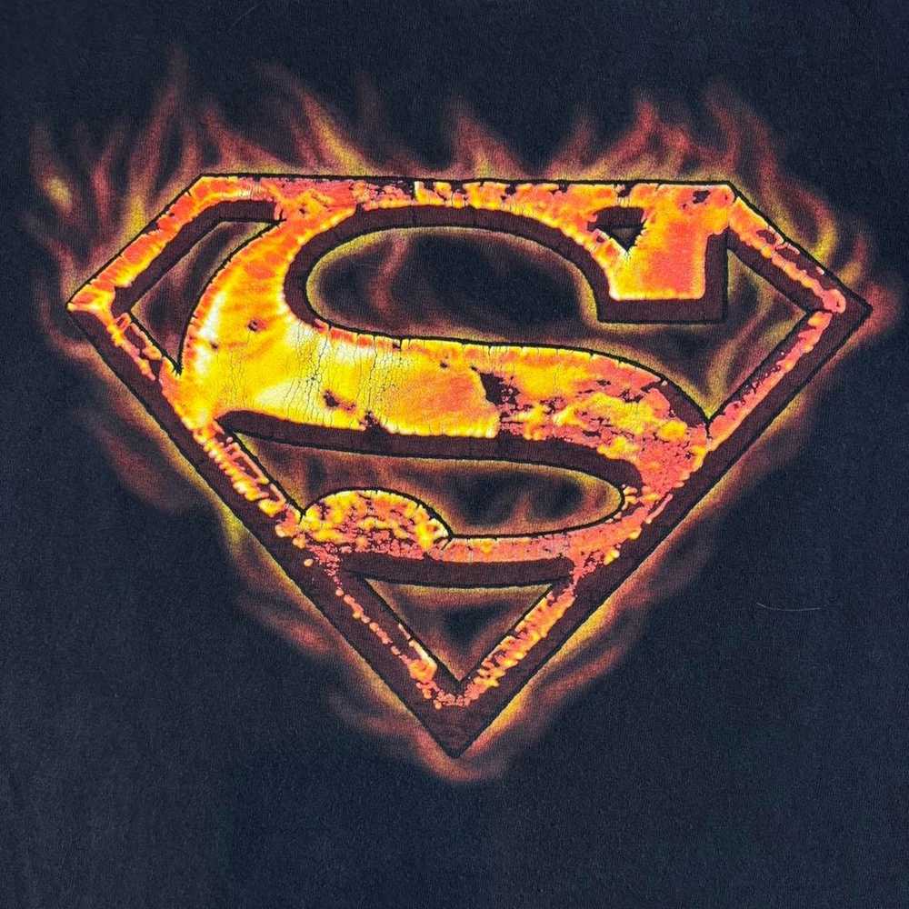 Y2K Superman Promo T Shirt! DC Comics Marvel. Siz… - image 2