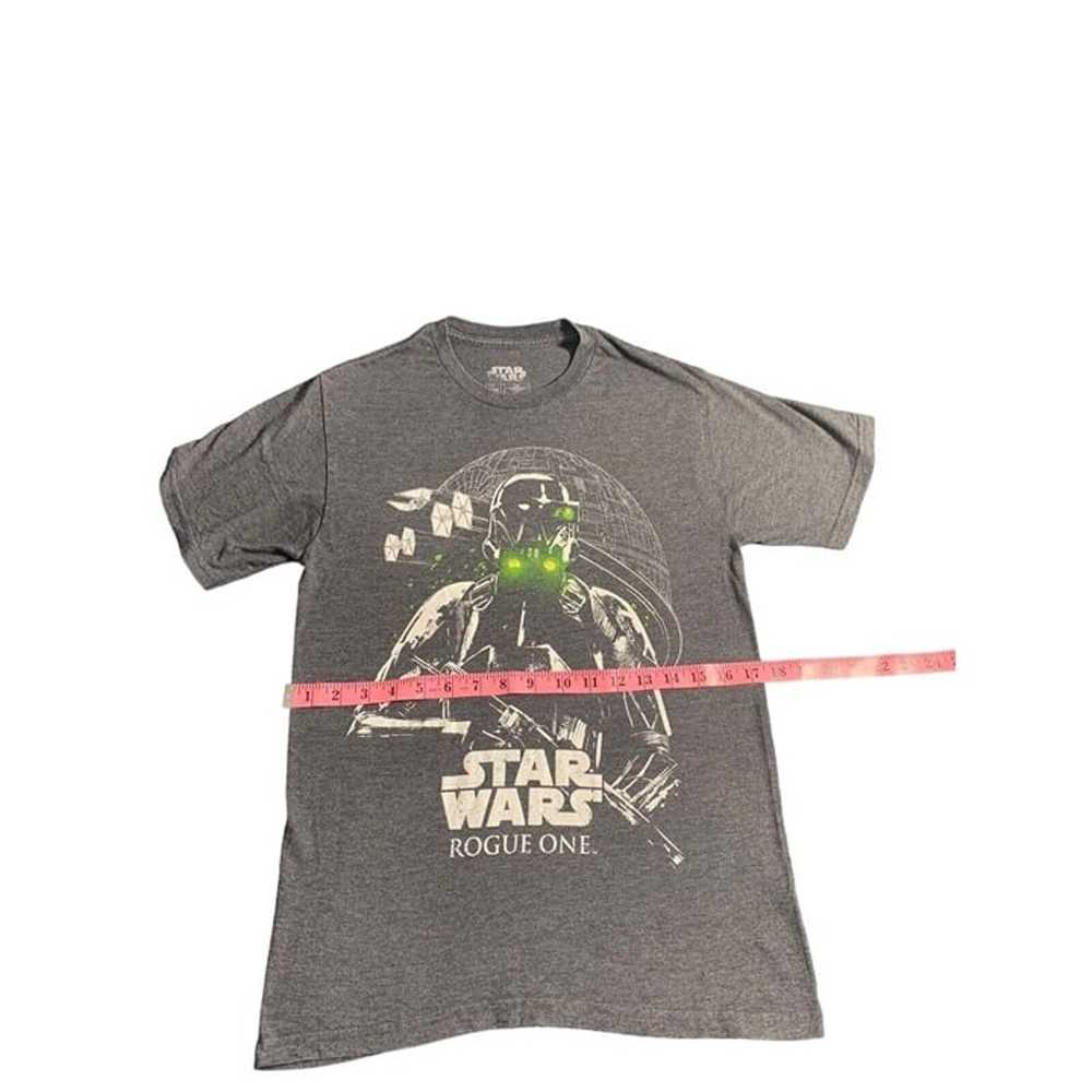 Star Wars Rogue One T-Shirt Men's Small Gray Cott… - image 4