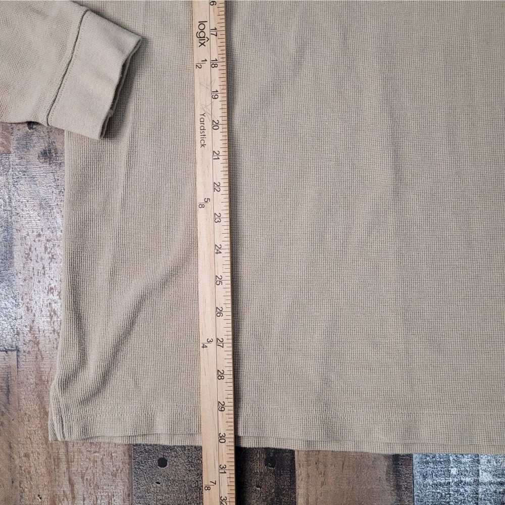 Carhartt Mens Large Long Sleeve Textured Tan Waff… - image 8
