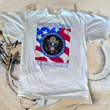 Vintage T-Shirt XL Single Stitch CLINTON GORE Pre… - image 1
