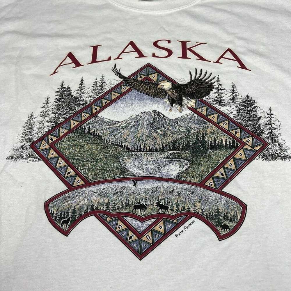 Vintage Y2K Alaska Nature Eagle Moose Prairie Mou… - image 6