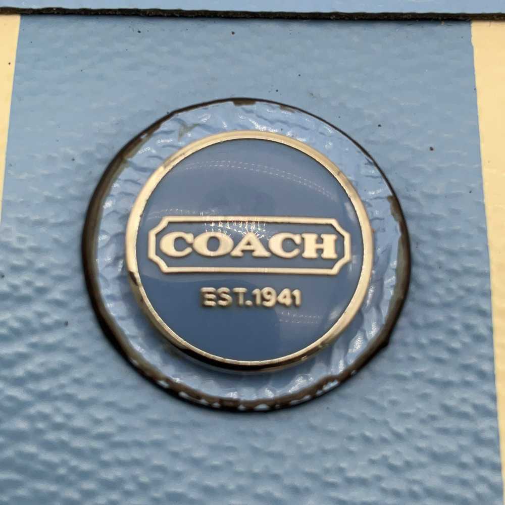 Coach Womens Multicolor Inner Zipper Pocket Clutc… - image 6