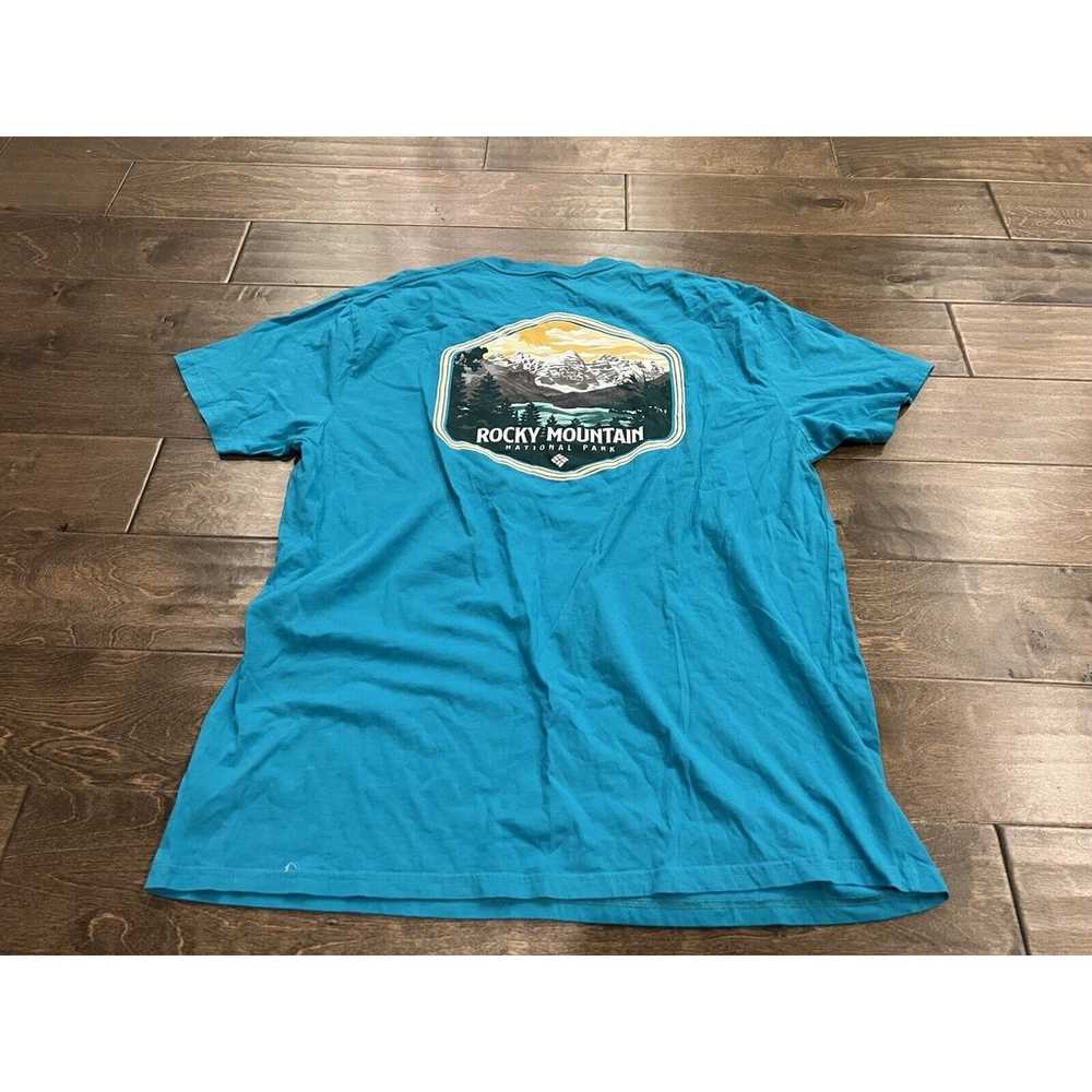 Columbia Mens Turquoise Rocky Mountain National P… - image 4