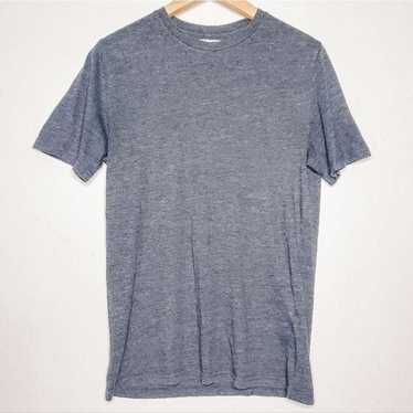 Reiss Heathered Grey OE Dawn Cotton Blend Short S… - image 1