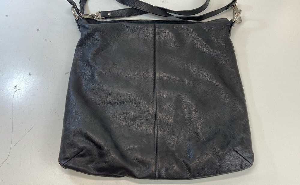 Claudia Firenze Italy Black Leather Shoulder Tote… - image 4