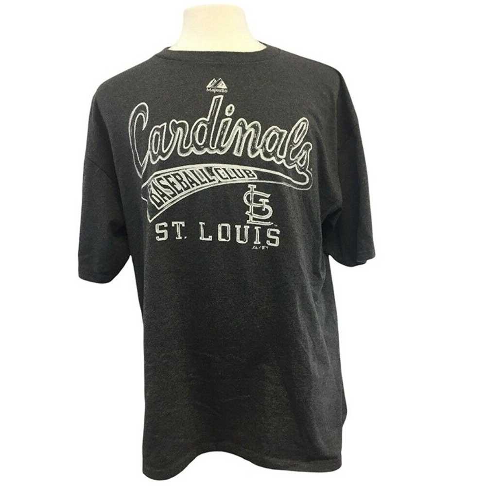 Majestic St Louis Cardinals Baseball T Shirt XL G… - image 1