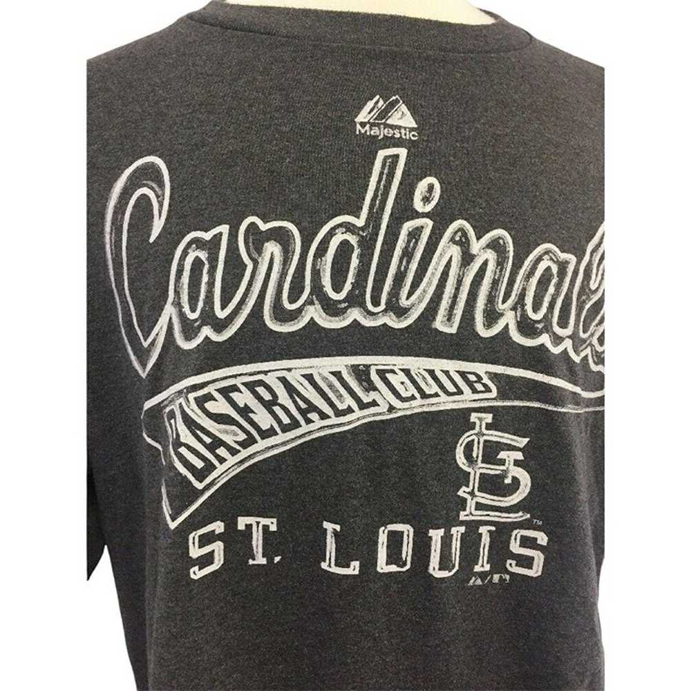 Majestic St Louis Cardinals Baseball T Shirt XL G… - image 2