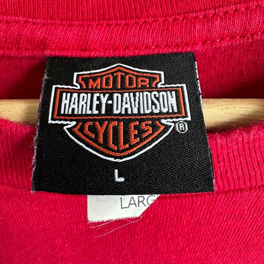 Vintage Harley Davidson Back Hills Red Tshirt Men… - image 5