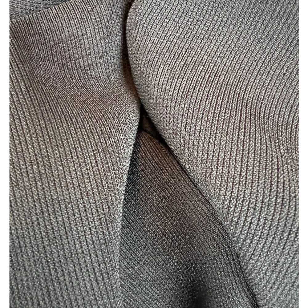 LINDA ALLARD ELLEN TRACY black knit stretch butto… - image 2