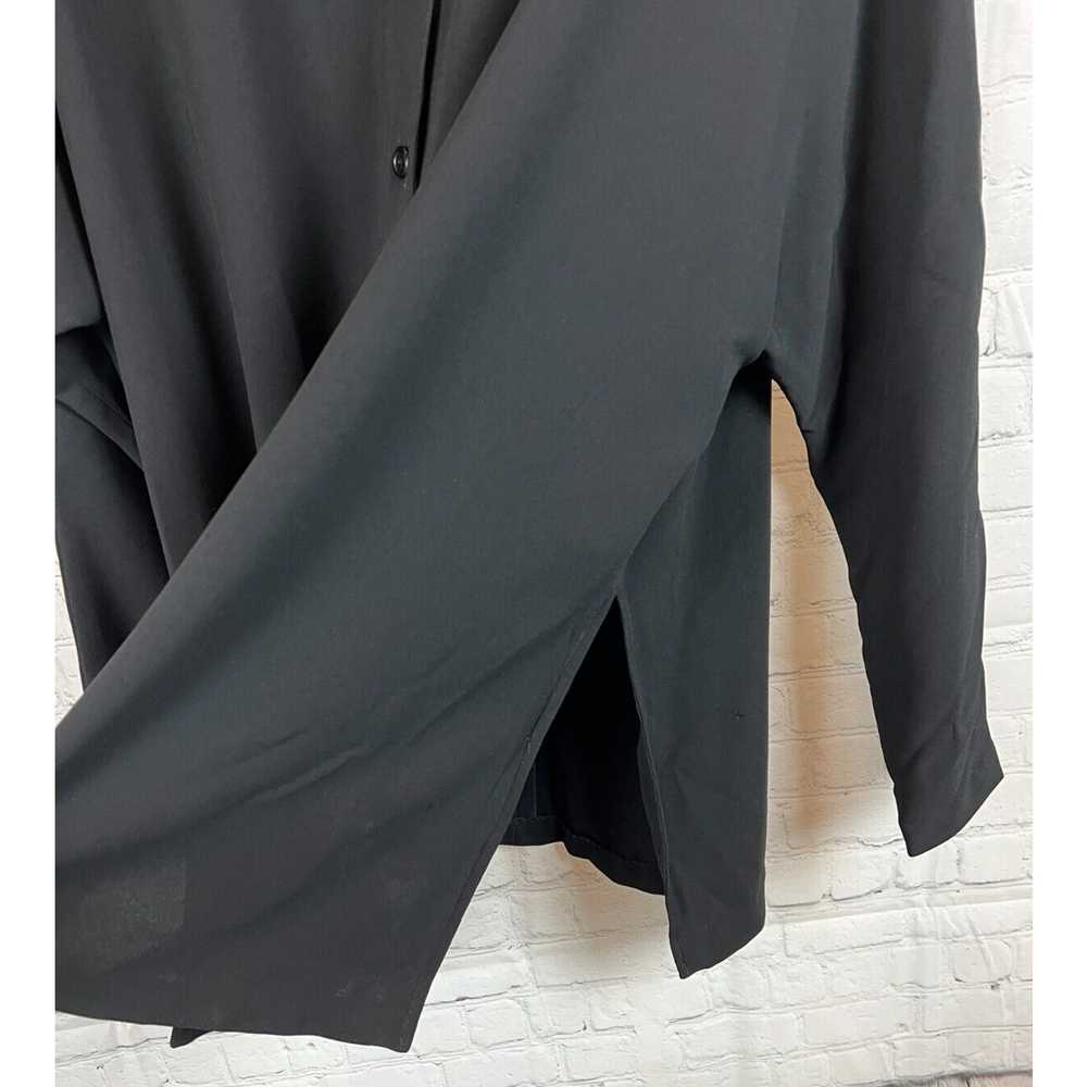LINDA ALLARD ELLEN TRACY black knit stretch butto… - image 3