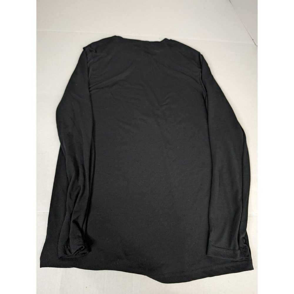 Gymshark Shirt Mens Medium Black Long Sleeve Tee … - image 5