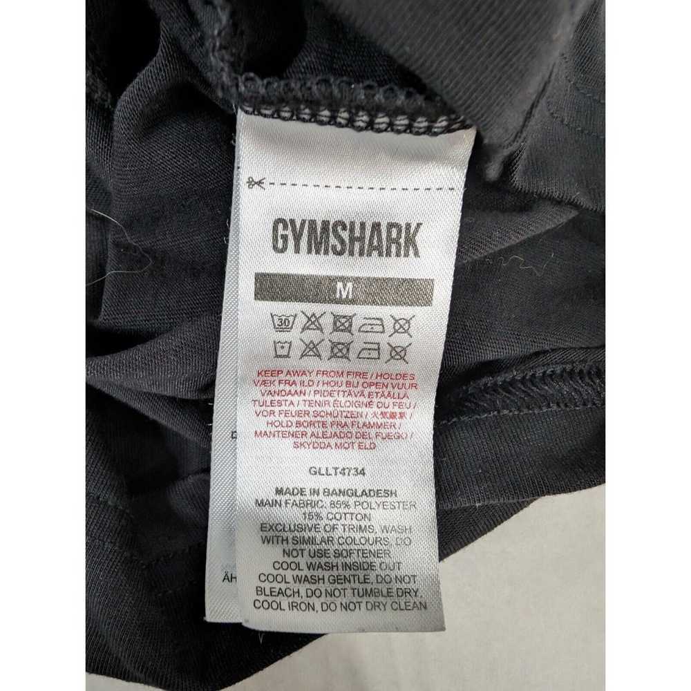 Gymshark Shirt Mens Medium Black Long Sleeve Tee … - image 6