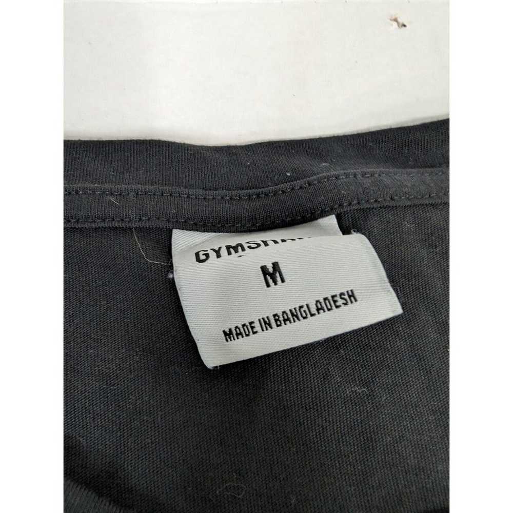 Gymshark Shirt Mens Medium Black Long Sleeve Tee … - image 7