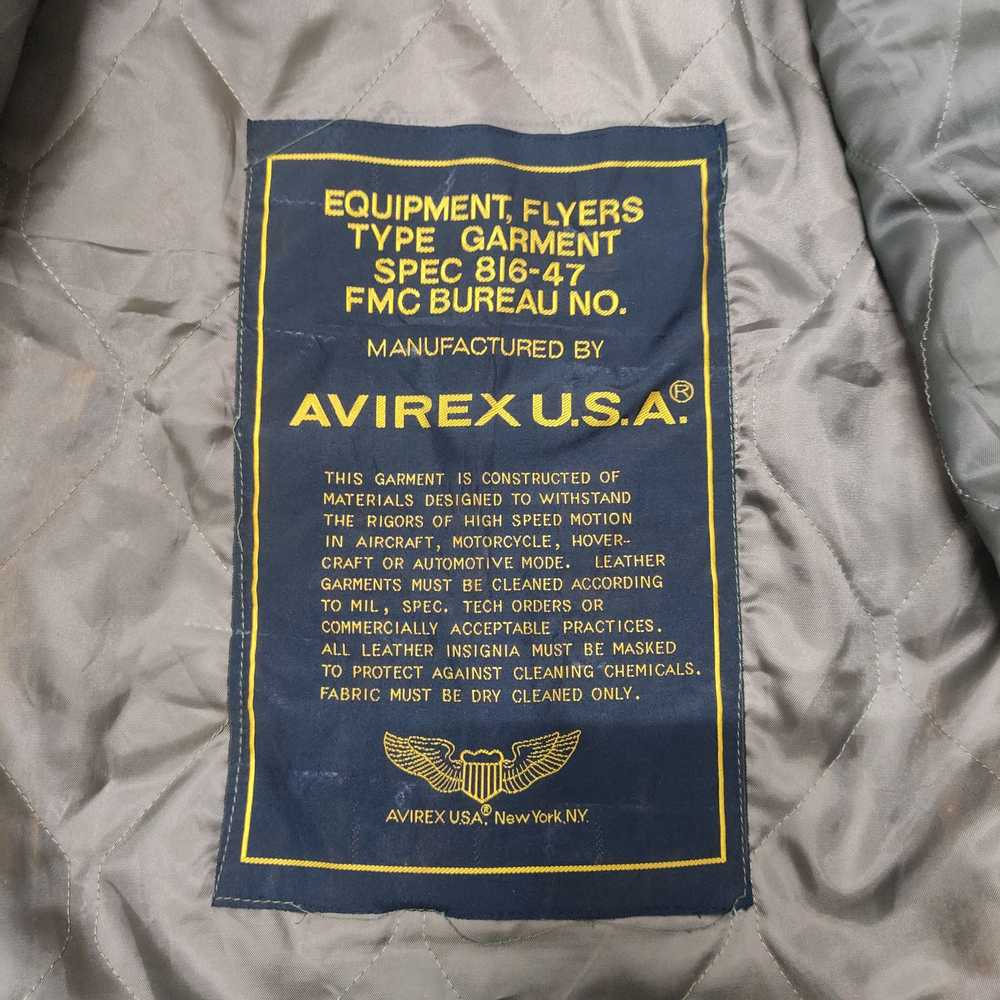 Avirex × Military × Vintage Vintage 80's Avirex M… - image 10