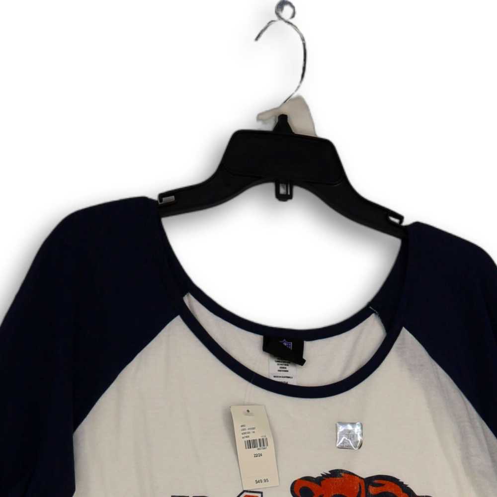 NFL NWT Womens White Chicago Bears Fan #1 Long Sl… - image 3