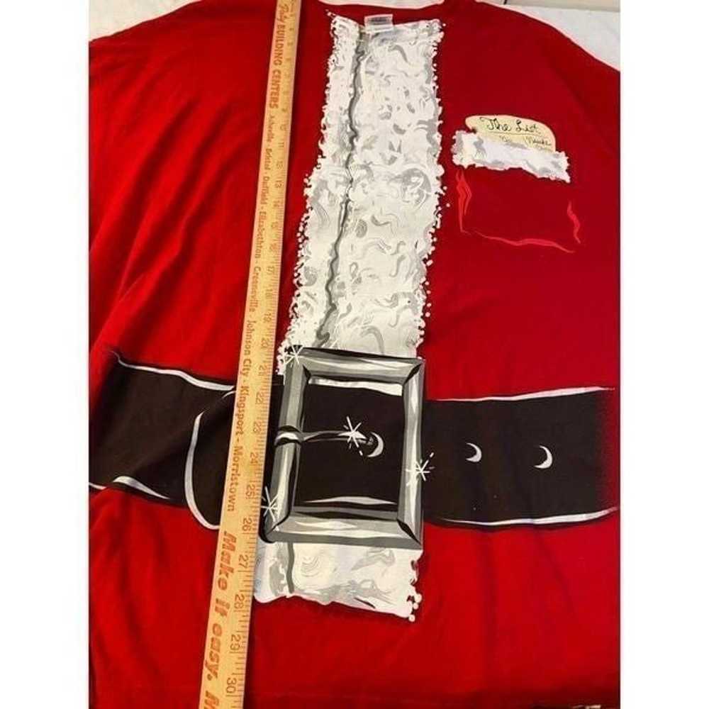 Santa t shirt costume Gildan heavy duty xxl - image 5