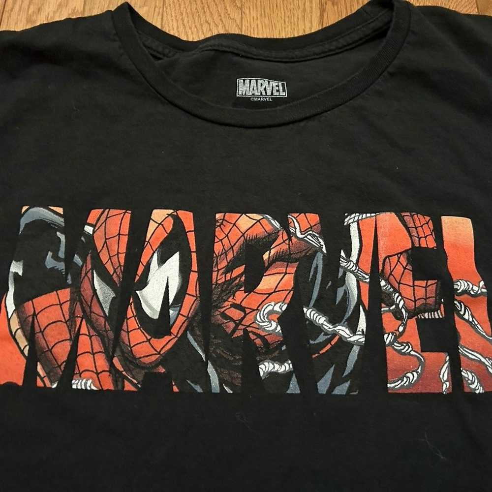 Marvel Spider Man black t shirt - image 2