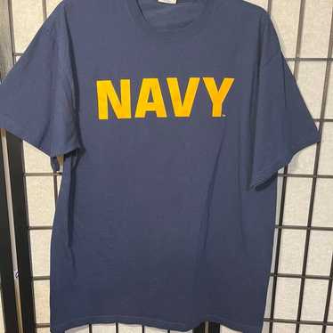 Vintage Soffe Label - NAVY Midshipmen (L) T-Shirt - image 1