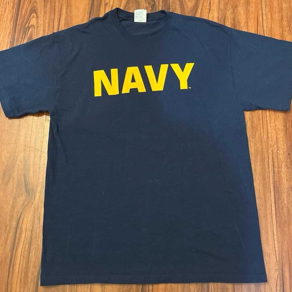 Vintage Soffe Label - NAVY Midshipmen (L) T-Shirt - image 2