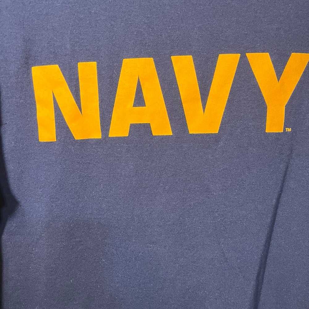 Vintage Soffe Label - NAVY Midshipmen (L) T-Shirt - image 3