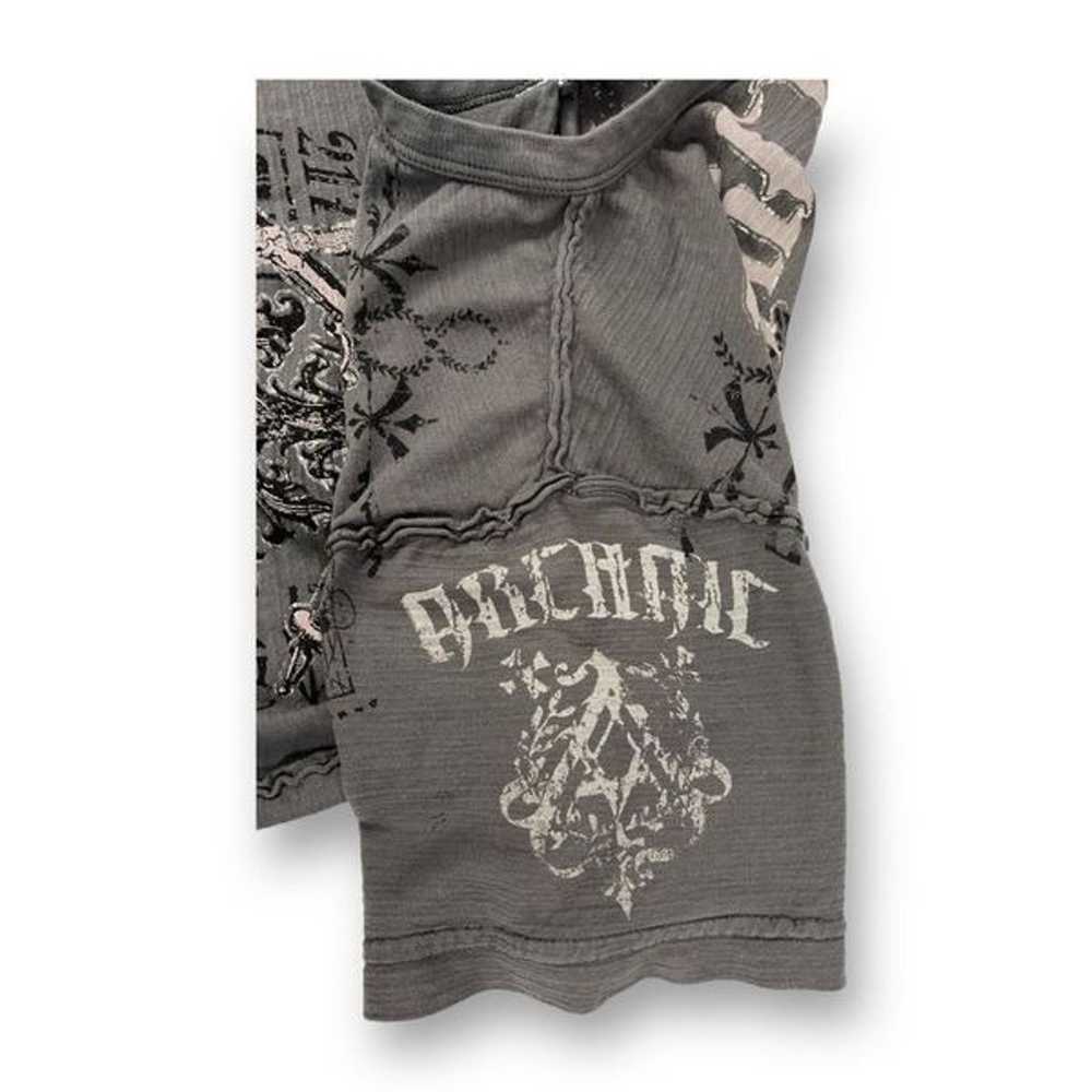 Archaic By Affliction Y2K T Shirt Size Small - image 3