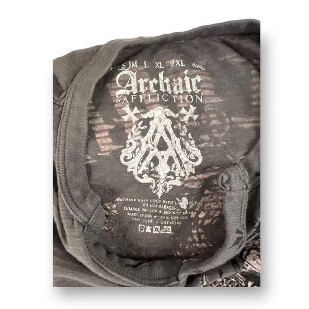 Archaic By Affliction Y2K T Shirt Size Small - image 8