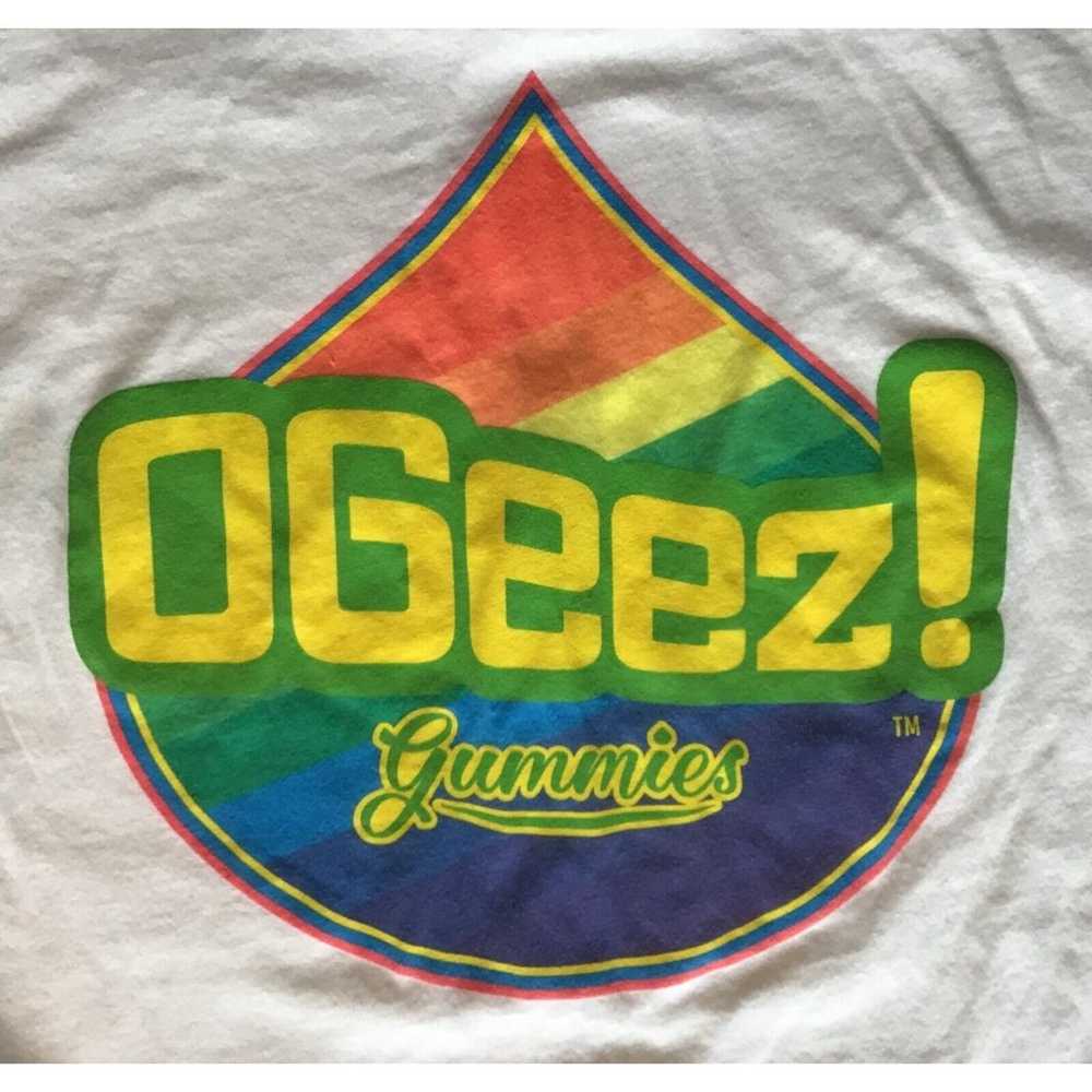 Ogeez! Gummies T-Shirt, White, Size Large - image 1