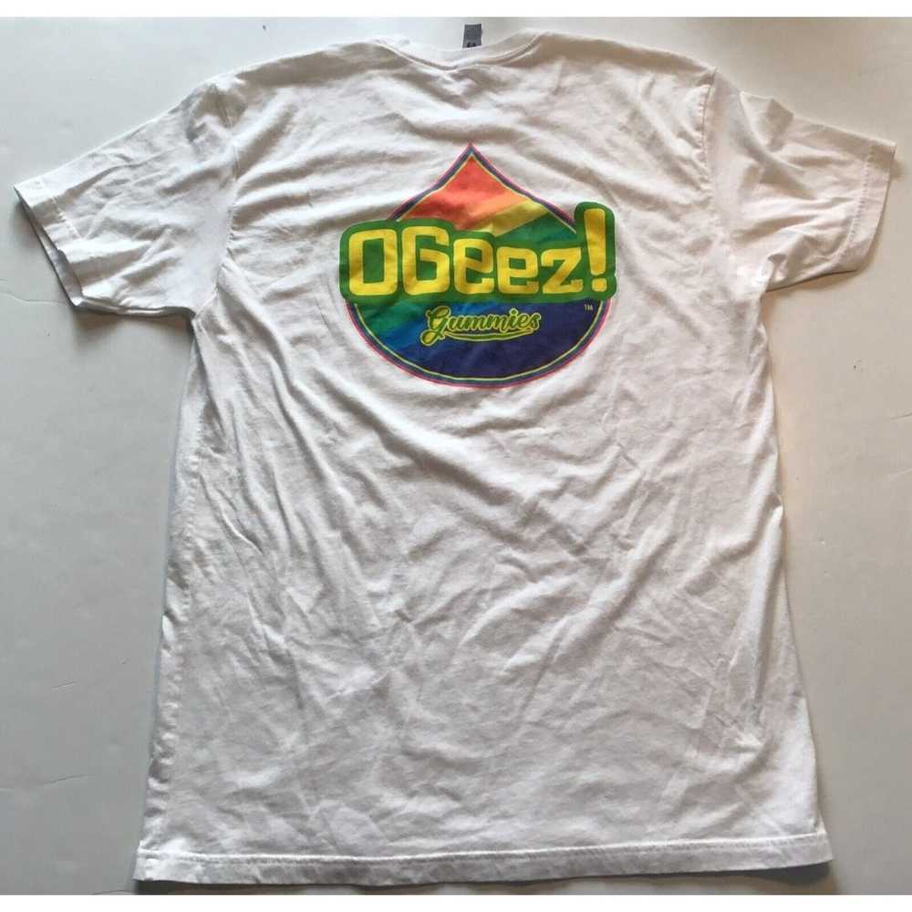 Ogeez! Gummies T-Shirt, White, Size Large - image 4