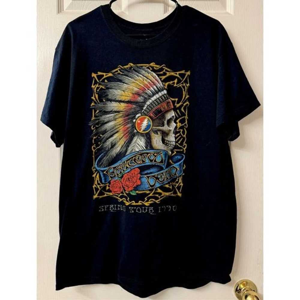 Grateful Dead Liquid Blue Spring 1990 Band Shirt … - image 2