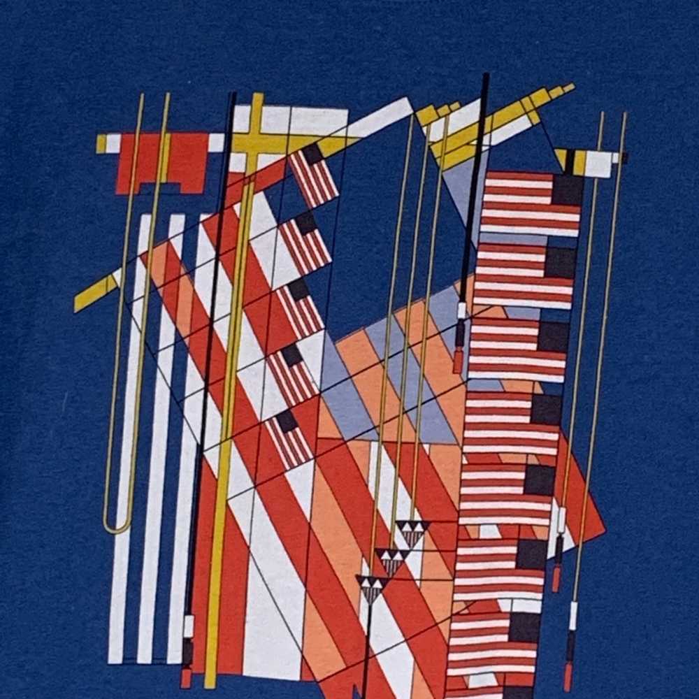 Vintage Y2K Frank Lloyd Wright "Flag Graphic Desi… - image 1