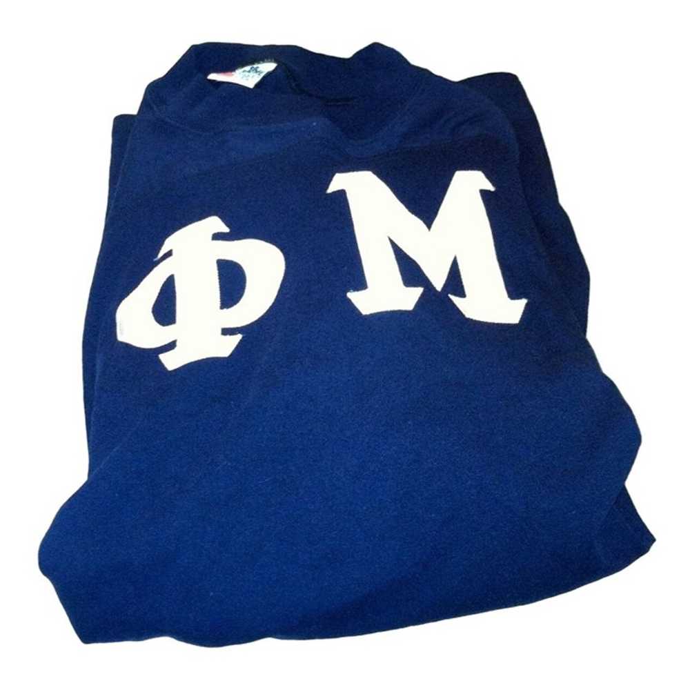 Phi Mu - Sorority / Fraternity Navy Blue Cotton T… - image 1