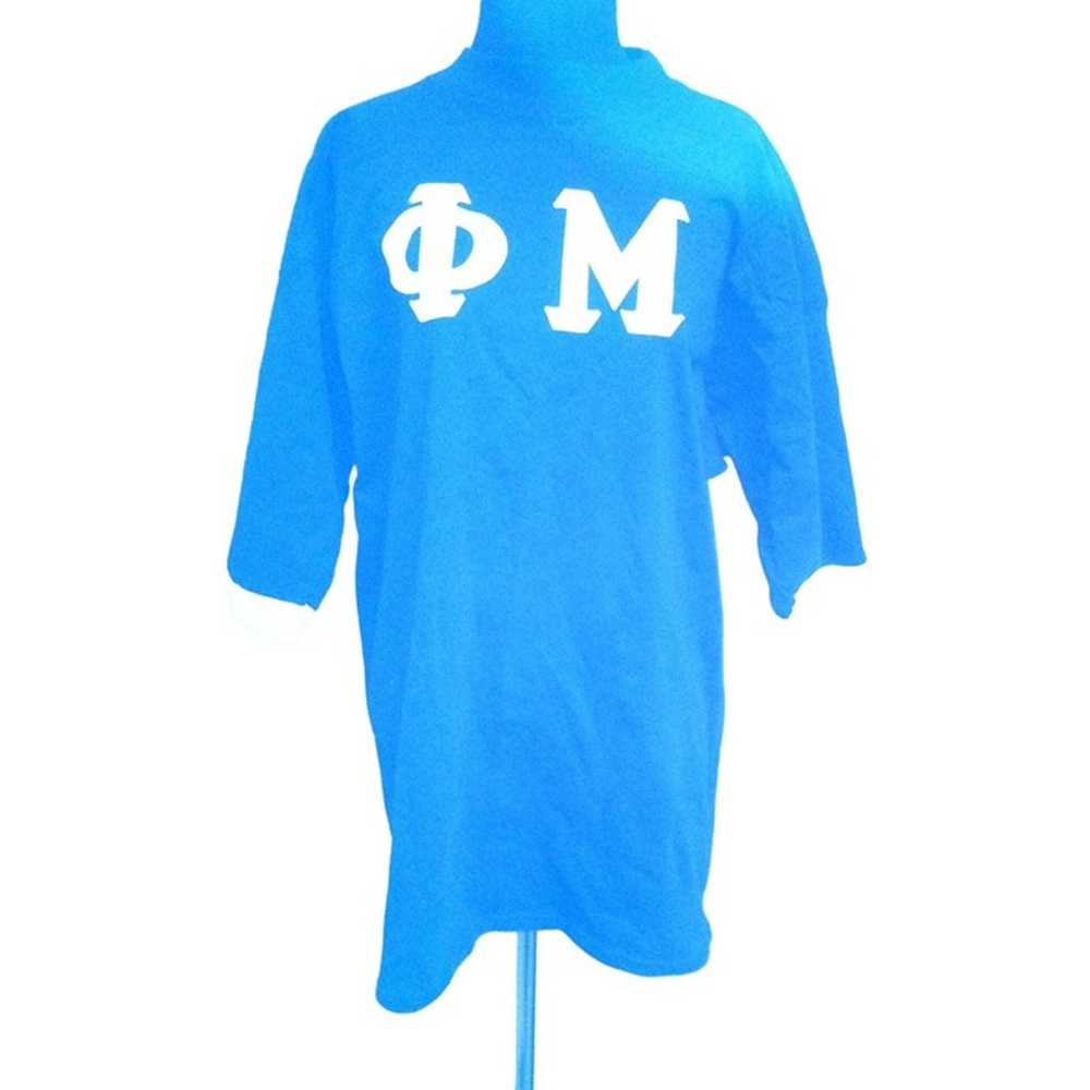 Phi Mu - Sorority / Fraternity Navy Blue Cotton T… - image 3