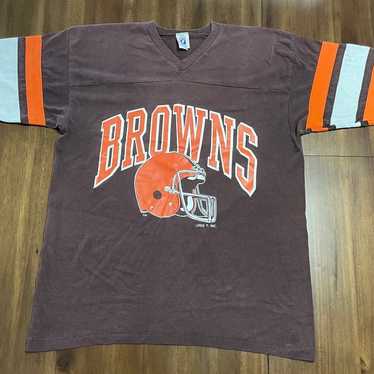 Vintage Made in the USA Logo 7 Cleveland Browns X… - image 1