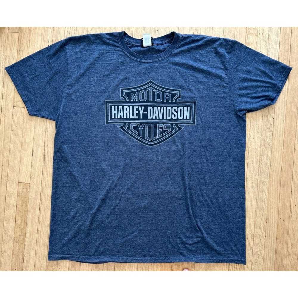 Harley Davidson Motorcycle Biker T Shirt Surf Hun… - image 2