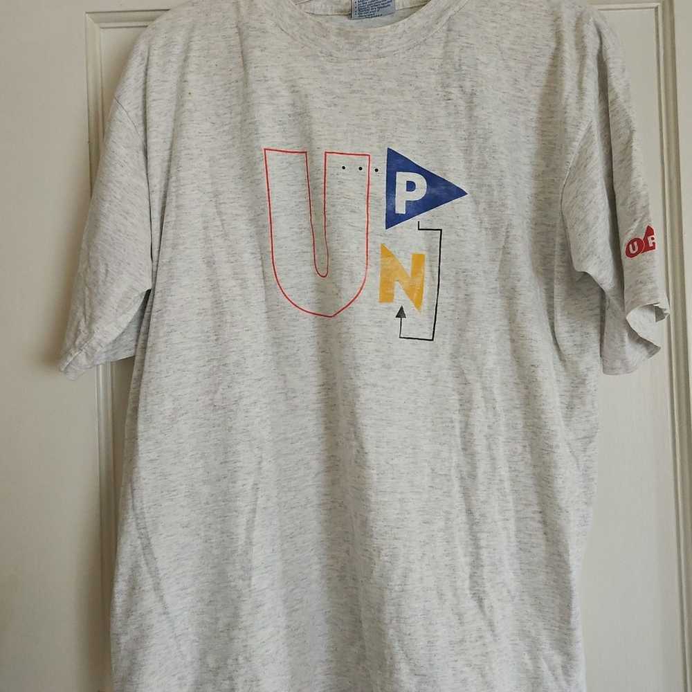 Vintage UPN T Shirt, Size Large - image 1