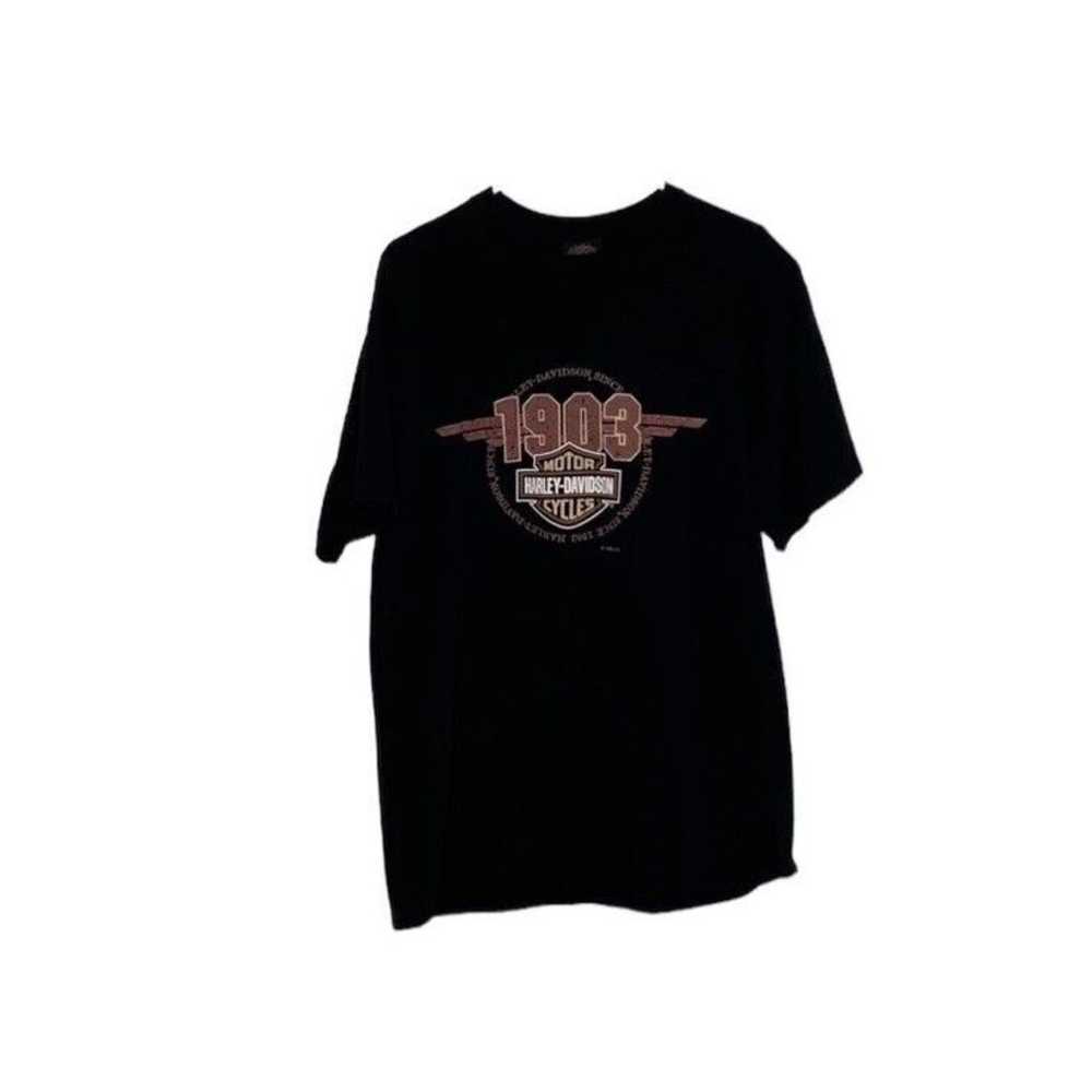 HD Harley Davidson Black 1903 t-shirt Tee Mens Si… - image 1