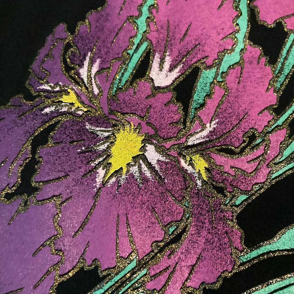 Vintage 90’s Real American Flower Graphic Single … - image 6