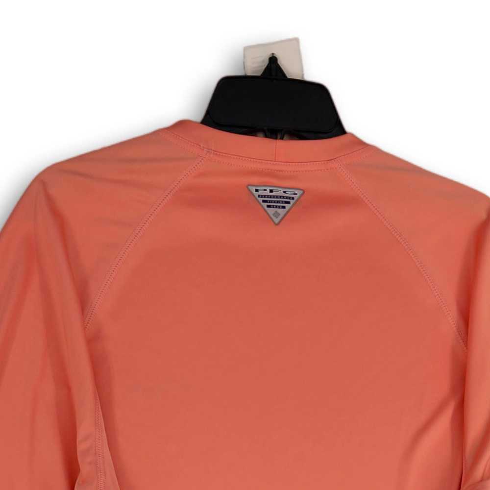 Columbia Womens Pink Omni-Shade PFG Crew Neck Lon… - image 4