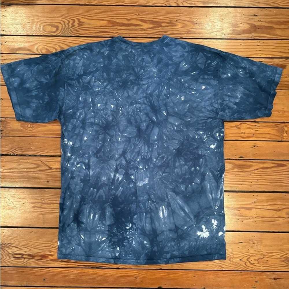 The Mountain 2002 Cat T-Shirt Blue Tie Dye Size XL - image 5