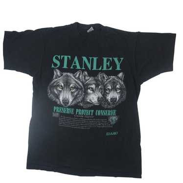 Vintage Wolf Graphic T Shirt - image 1